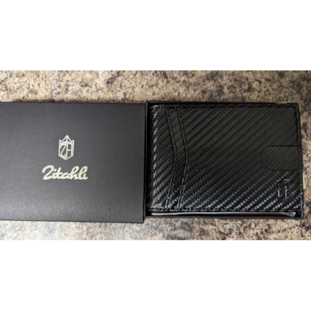 New Slim Wallet for Men Gifts 12 Card Slots ID Window With Money Clip Minimal
